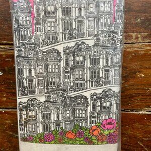 NOS Vintage Cost Plus Party Dinner Paper Napkins San Francisco Painted Ladies